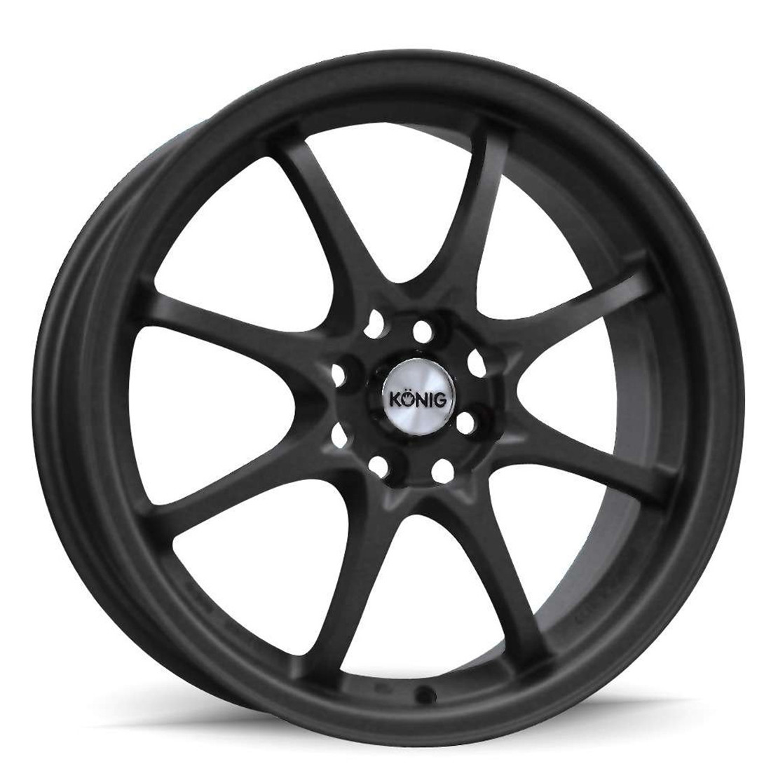 Konig Wheels Helium 72B Matte Black 15x6.5 40mm Offset 4x100
