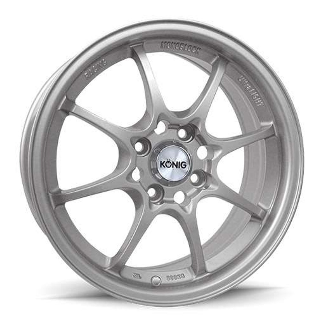 Konig Wheels Helium 72S Silver 15x6.5 40mm Offset 4x100