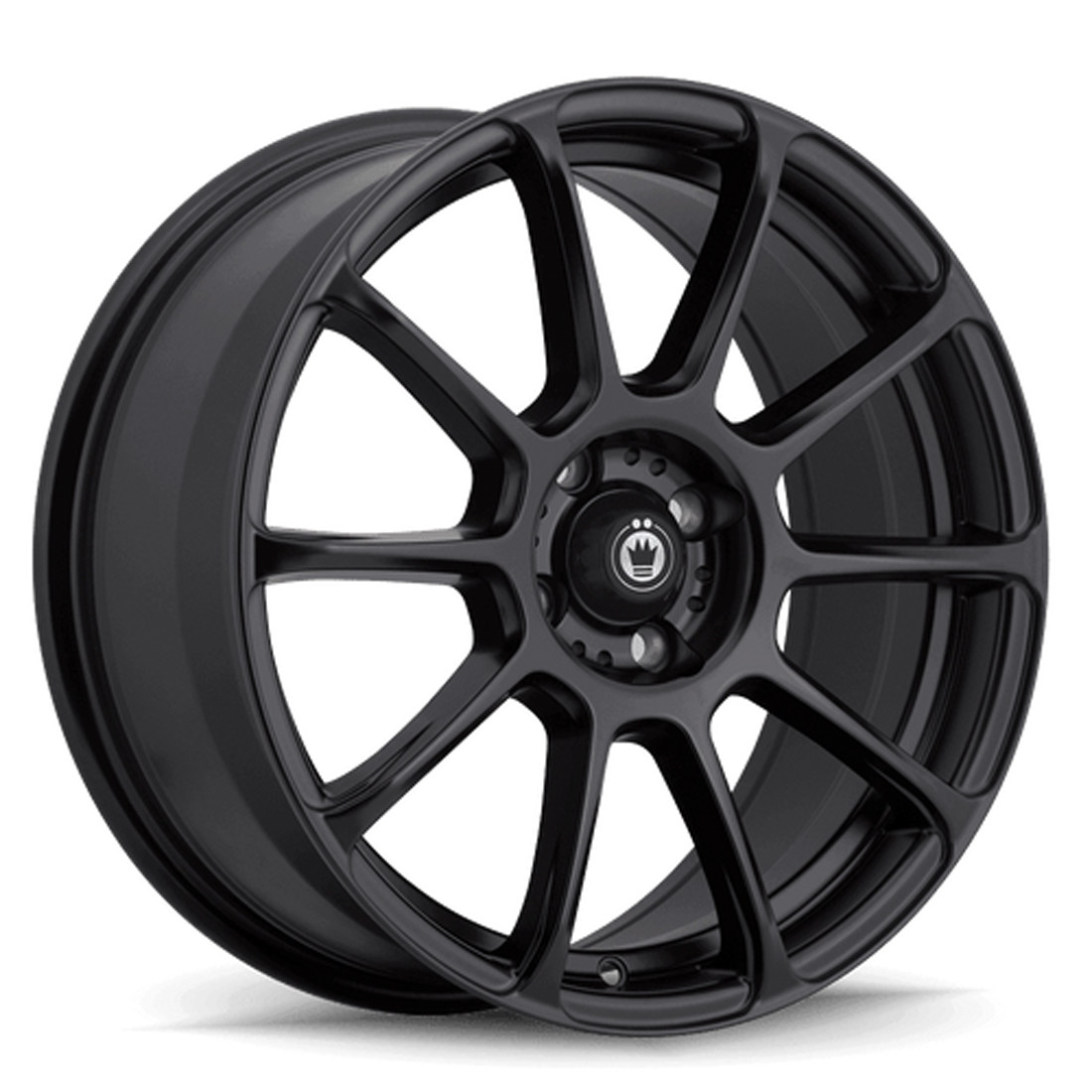 Konig Wheels Runlite 41B Matte Black 17x7.5 35mm Offset 5x114.3 (5x4.5)