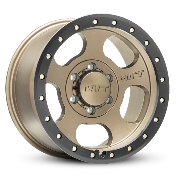 Mickey Thompson Wheels Canyon Pro Satin Bronze Black Lip 17x9 -12mm Offset 6x135