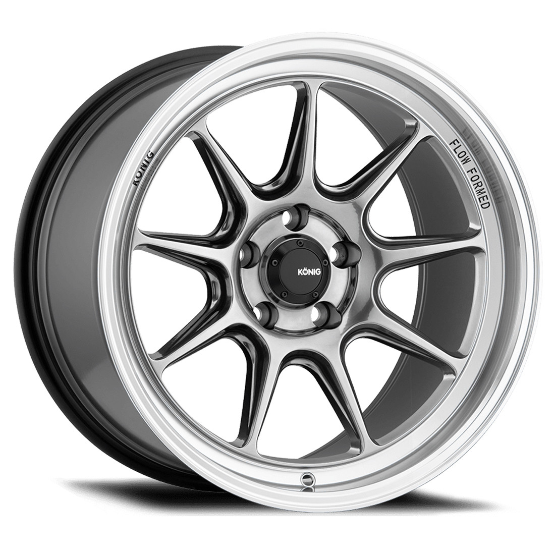 Konig Wheels Countergram 105M Hyper Chrome With Machined Lip 19x11 18mm Offset 5x114.3 (5x4.5)