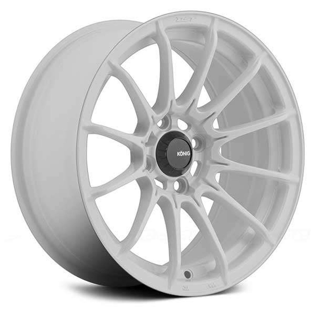 Konig Wheels Dial In 39W Gloss White 15x7 35mm Offset 4x100