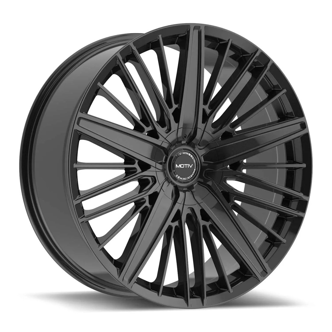 Motiv Wheels Valor 443B Gloss Black 20x9 25mm Offset 6x135,6x139.7 (6x5.5)