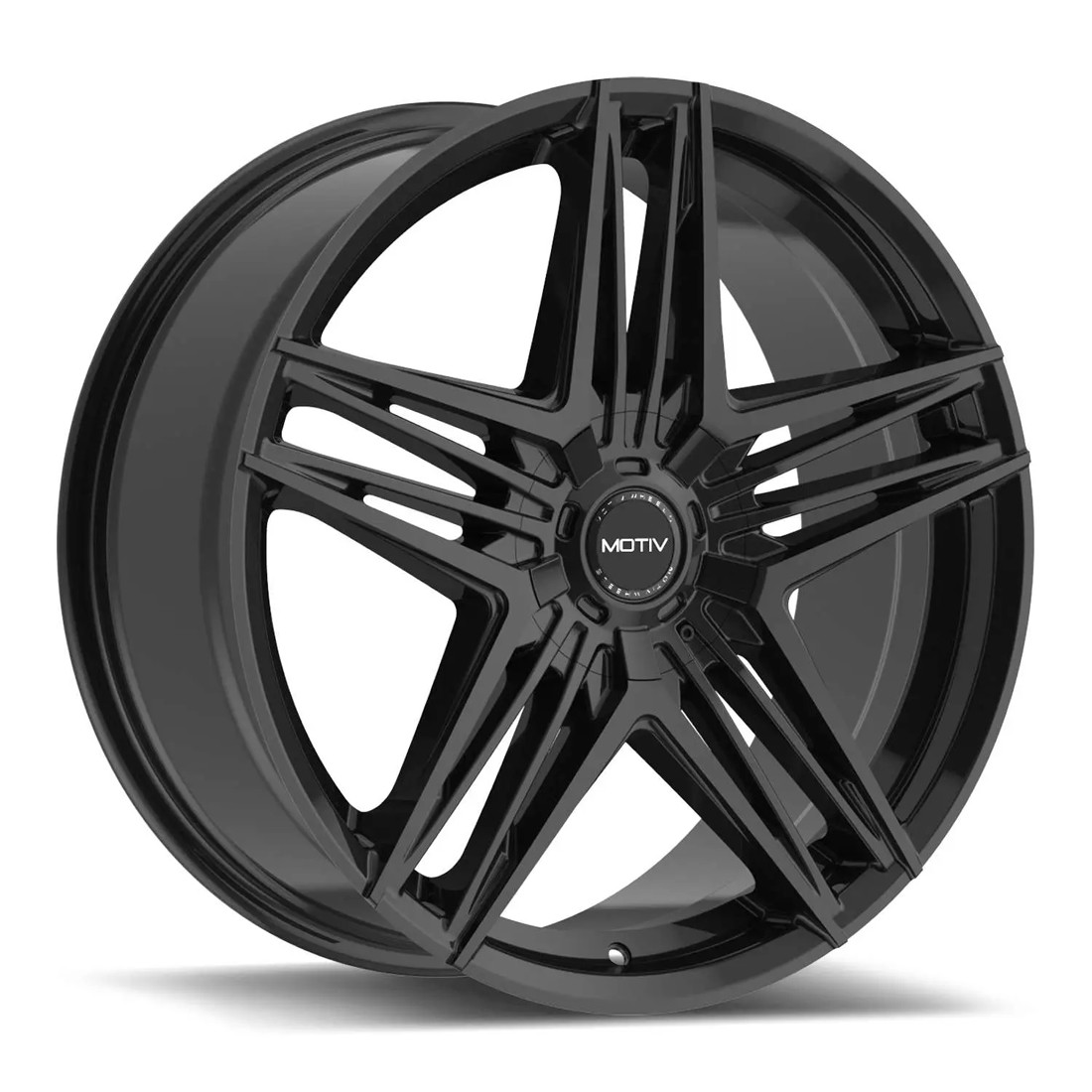 Motiv Wheels Lunar 440B Gloss Black 16x7.5 40mm Offset 5x100,5x114.3 (5x4.5)