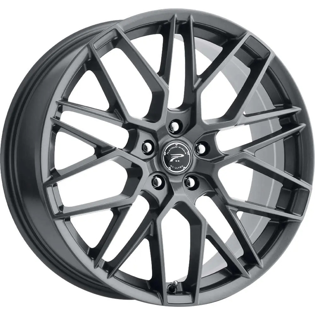 Platinum Wheels Retribution 459GN Gloss Gun Metal Grey 18x8 40mm Offset 5x114.3 (5x4.5)
