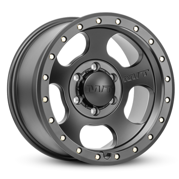 Mickey Thompson Wheels Canyon Pro Satin Black Zinc Bolts 17x9 0mm Offset 8x165.1 (8x6.5)