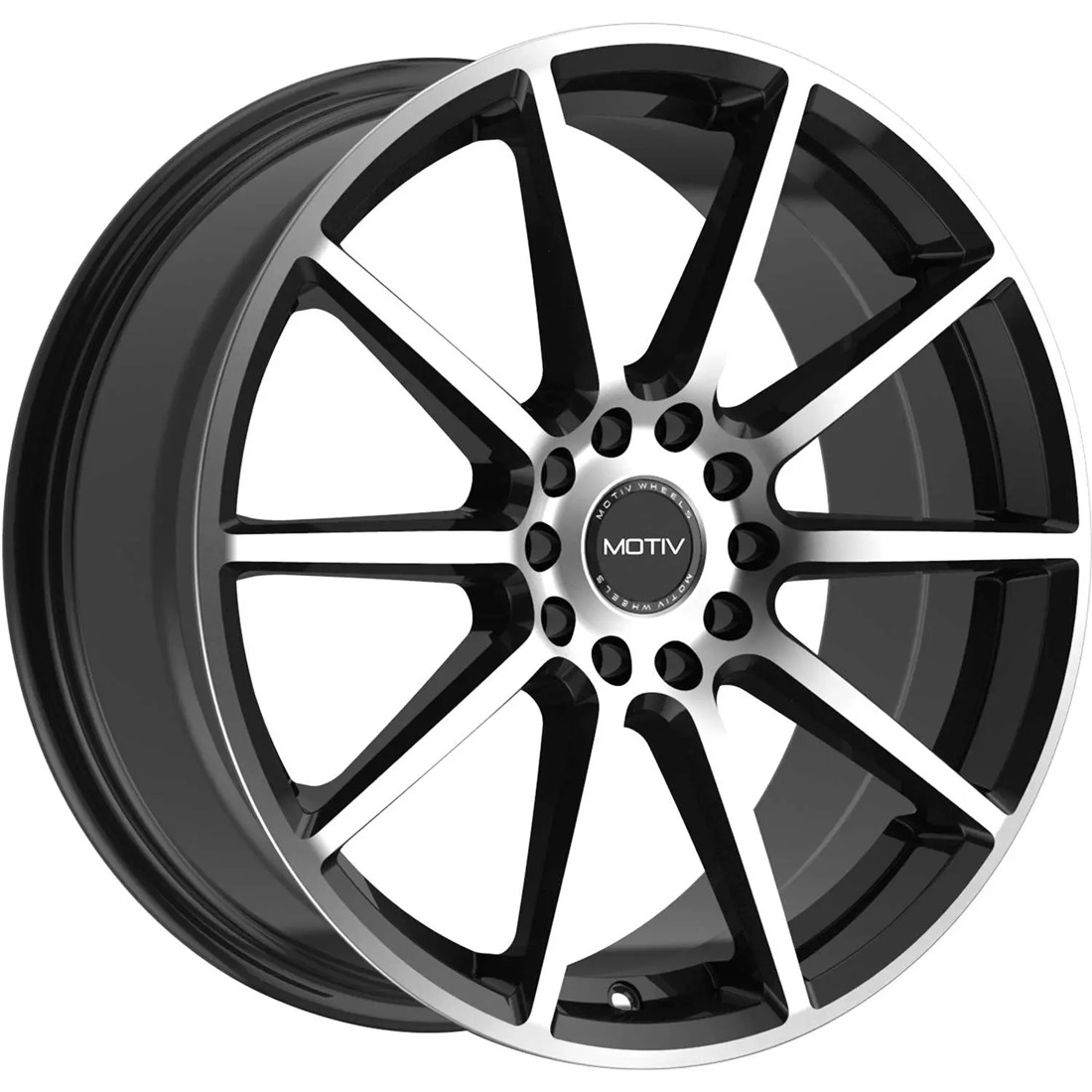 Motiv Wheels Elicit 431MB Machined Black 16x7.5 40mm Offset 5x100,5x114.3 (5x4.5)