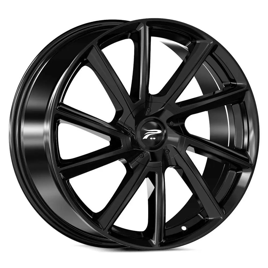 Platinum Wheels Mystic 466BK Gloss Black 17x8 40mm Offset 5x100,5x114.3 (5x4.5)