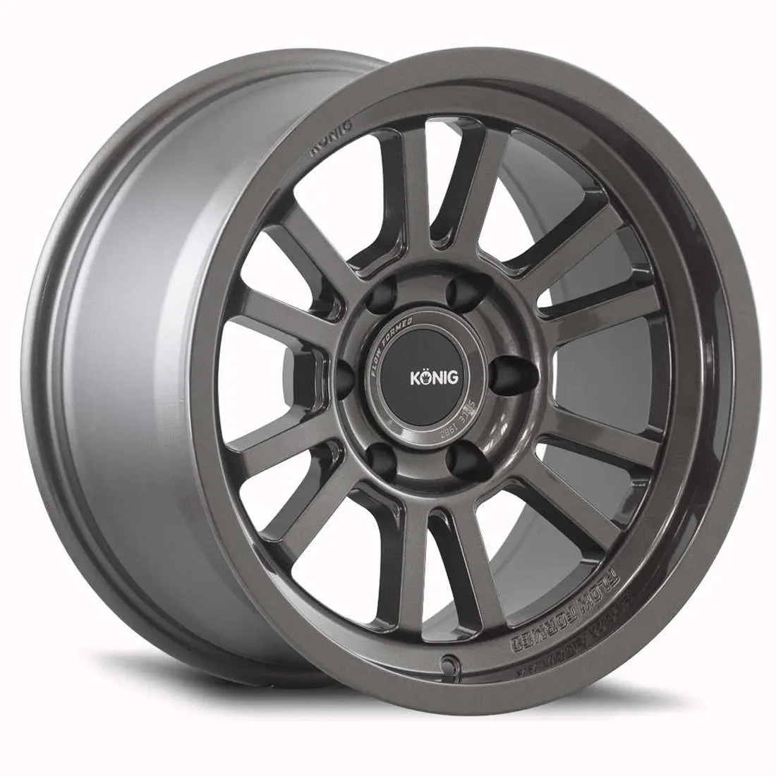 Konig Wheels Hyper Trail Gloss Anthracite 18x9 0mm Offset 6x139.7 (6x5.5)