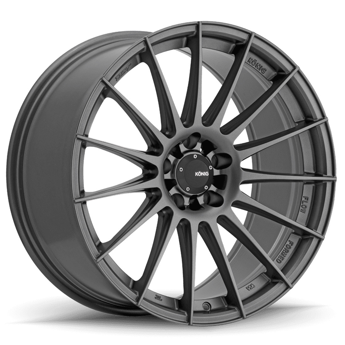 Konig Wheels Intention 49MB Gloss Black With Machined Face 20x8.5 40mm Offset 5x114.3 (5x4.5)