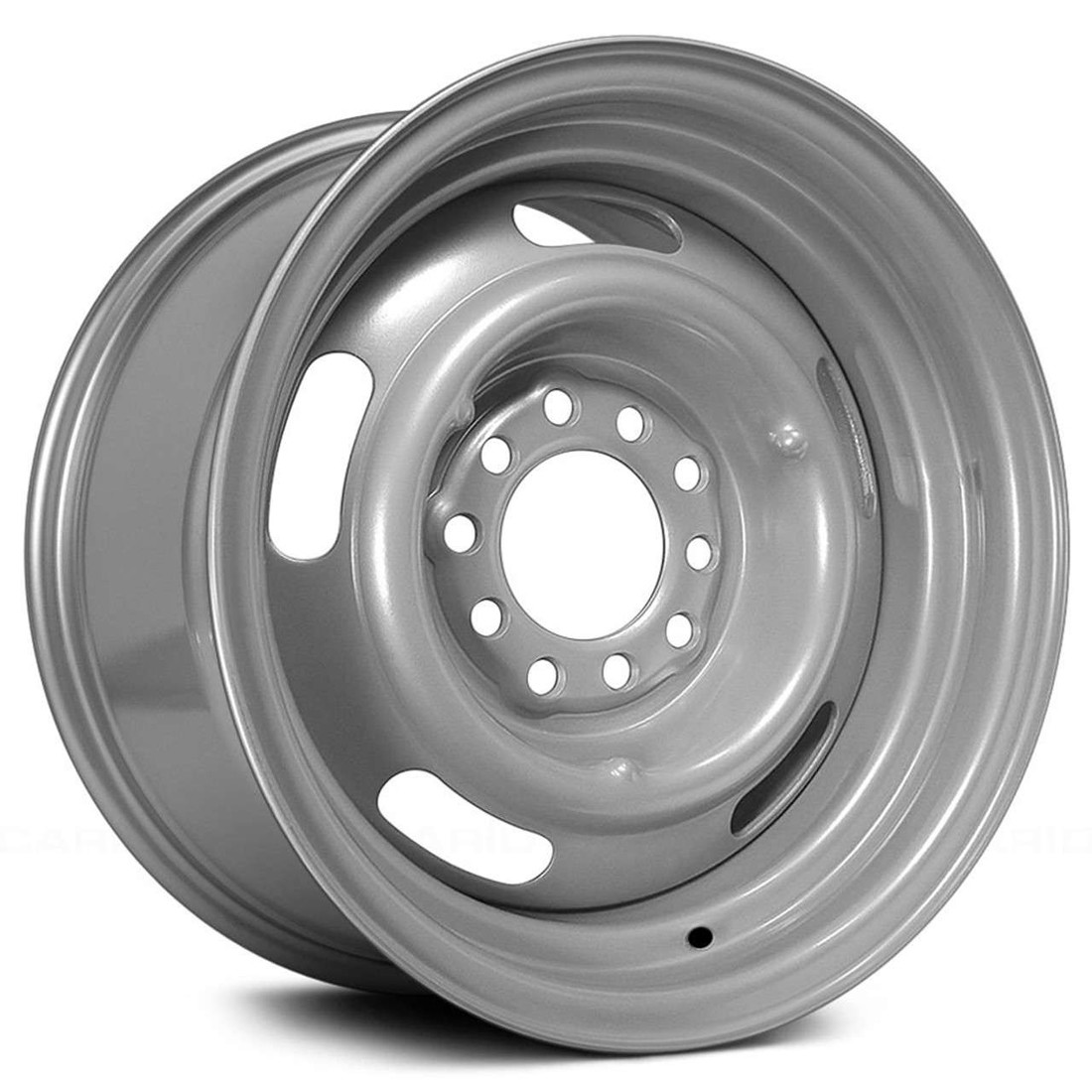 Boyd Coddington Wheels Series Steel Rally 6-Lug 55 Silver 15x8 -12mm Offset 6x139.7 (6x5.5)