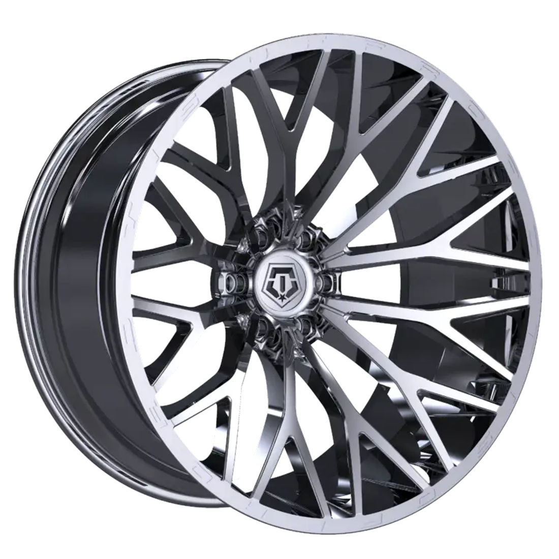 TIS Wheels 566C Chrome 20x10 -24mm Offset 6x135