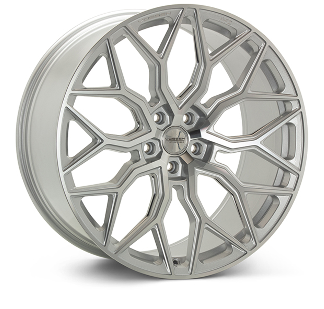 Vossen Wheels HF-2 Silver Polished 24x10 32mm Offset 5x120