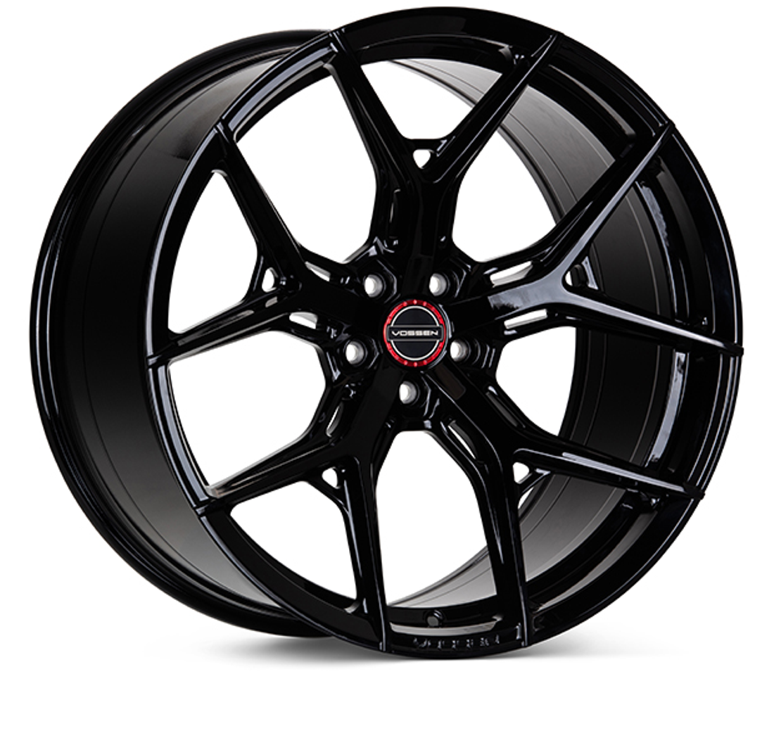 Vossen Wheels HF-5 Gloss Black 20x9 38mm Offset 5x114.3 (5x4.5)