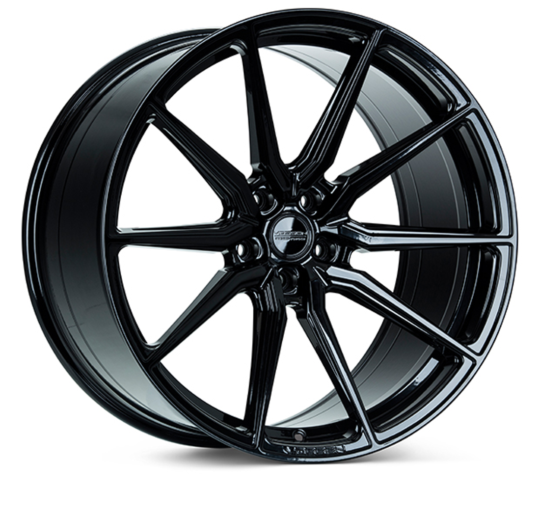 Vossen Wheels HF-3 Gloss Black 24x10 15mm Offset 5x130