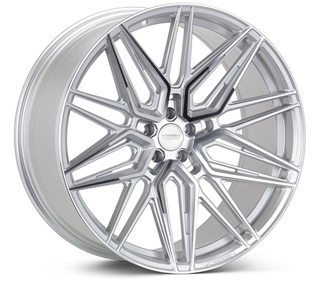 Vossen Wheels HF-7 Silver Polished 22x9.5 53mm Offset 5x130