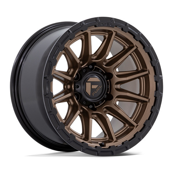 Fuel Offroad Wheels Piston FC866 Matte Bronze with Gloss Black Lip 17x8.5 25mm Offset 6x139.7 (6x5.5)