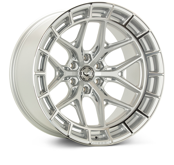 Vossen Wheels HFX-1 Silver Polished 22x10.5 20mm Offset 5x130