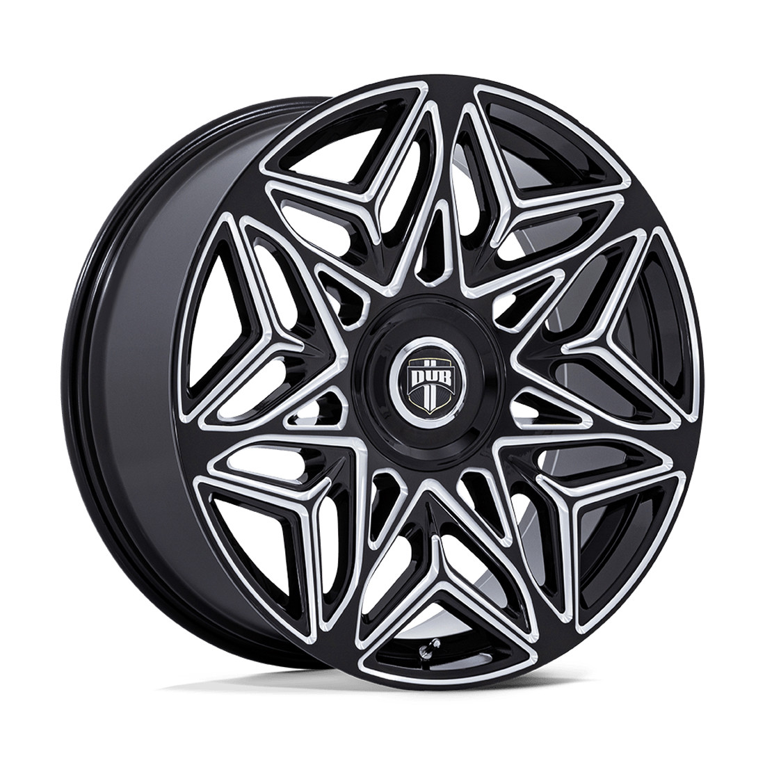 DUB Wheels Anomaly DC274 Gloss Black Milled 24x10 25mm Offset 6x135,6x139.7 (6x5.5)