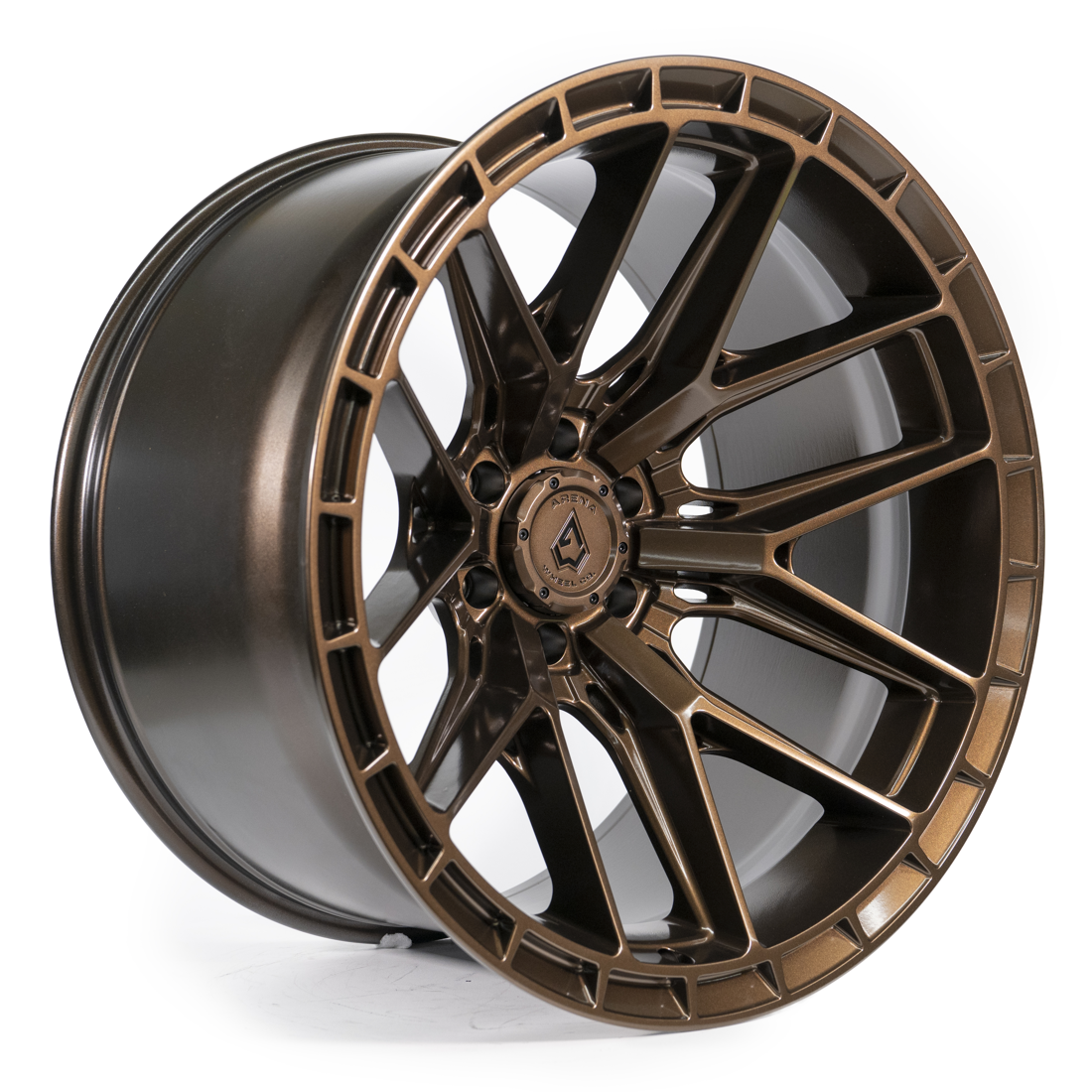 Arena Wheel Co Wheels Battle A114 Smoked Bronze Tint Clear 22x12 -44mm Offset 6x135