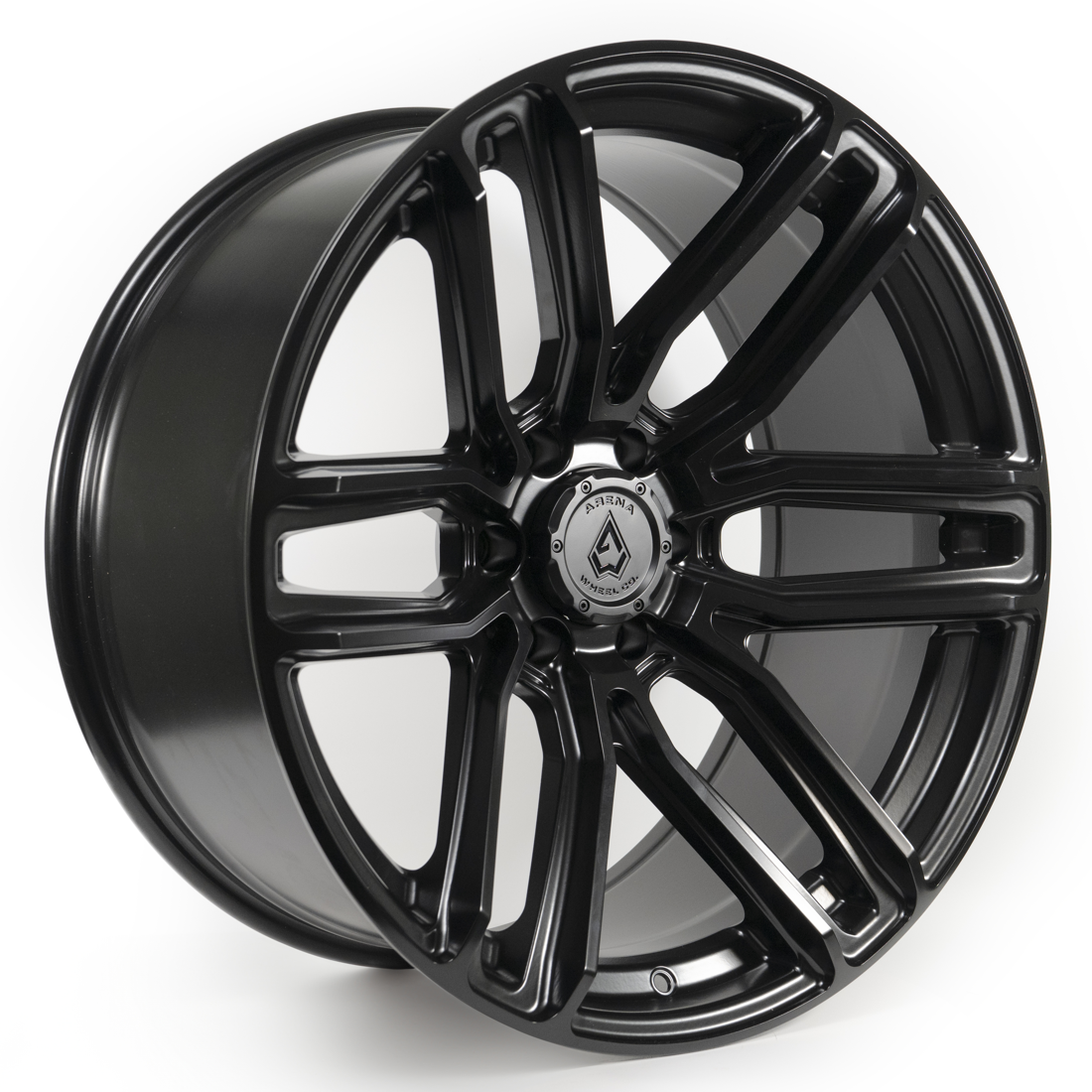 Arena Wheel Co Wheels Supreme A111 Satin Black 22x9.5 20mm Offset 6x139.7 (6x5.5)