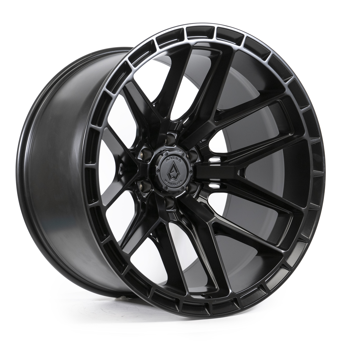 Arena Wheel Co Wheels Battle A114 Satin Black 20x9 1mm Offset 6x135