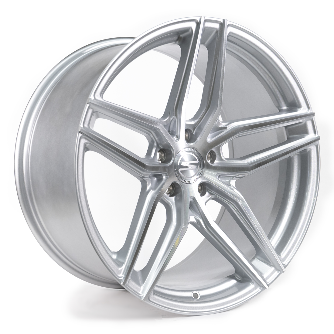 Select Precision Alloys Wheels Shadow S101 Gloss Silver Brushed 20x9 20mm Offset 5x112