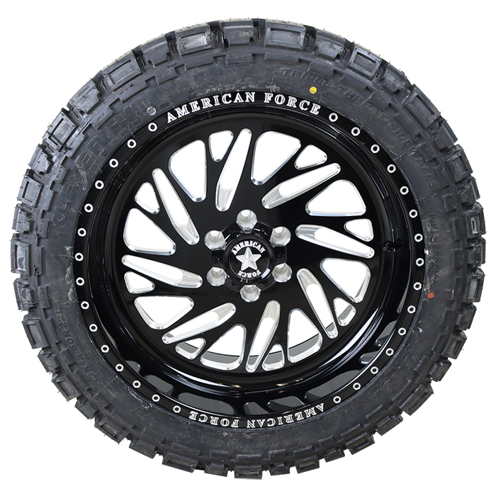 American Force N53 Engage Black Milled Kenda Klever R/T