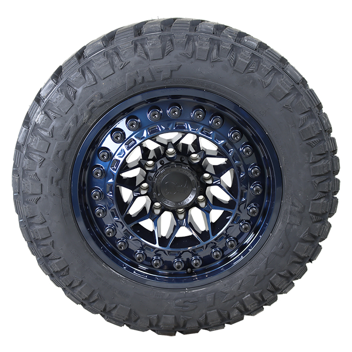 Black Rhino BR008 Alpha Midnight Blue Maxxis Razr M/T