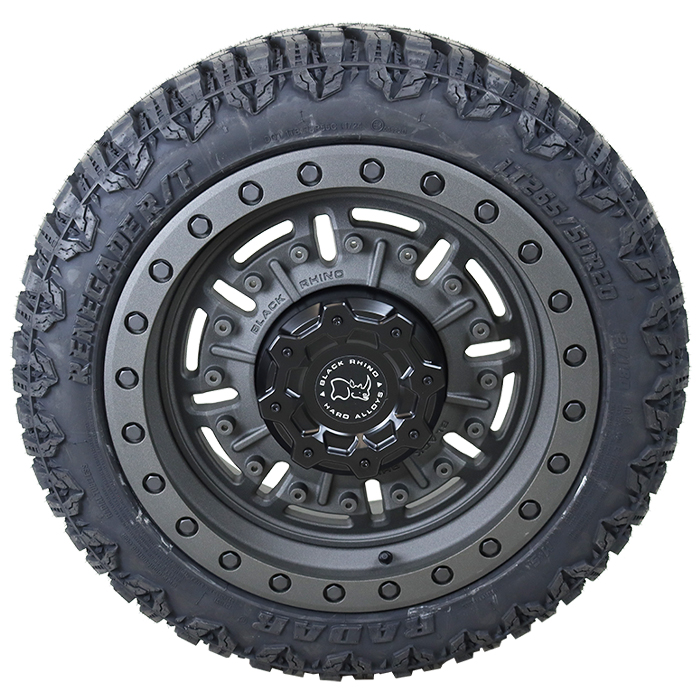 Black Rhino Abrams Matte Gun Metal Radar Renegade R/T