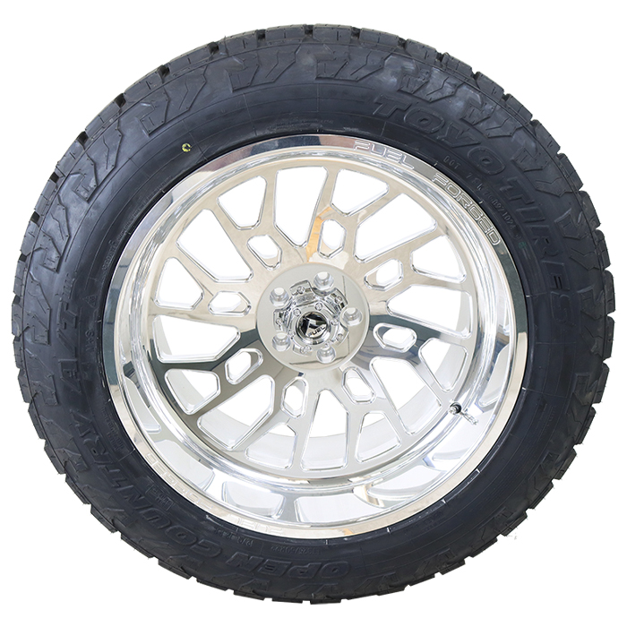 Fuel Forged FFC113 Santiago Polished Toyo Open Country A/T III