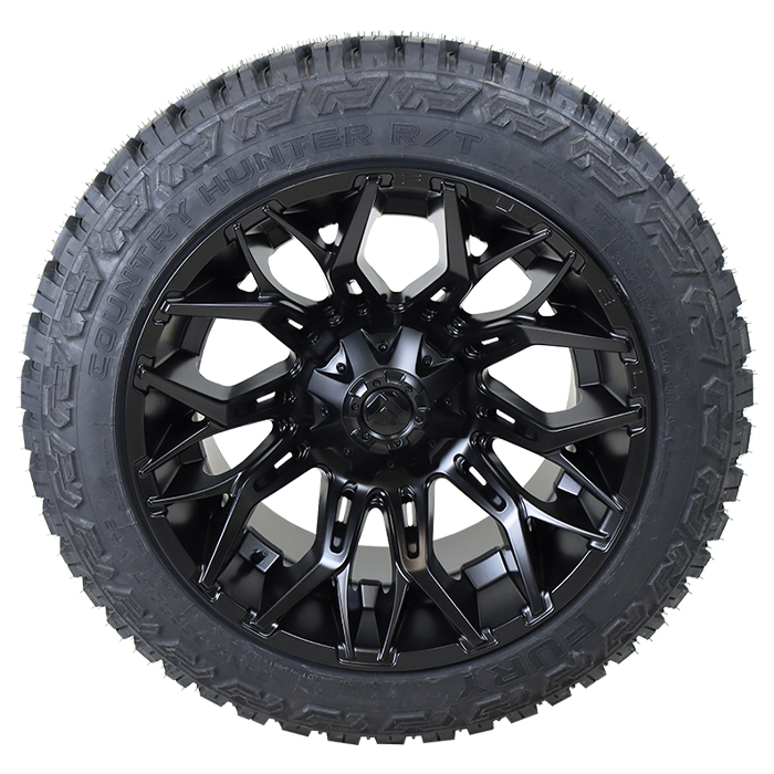 Fuel D772 Twitch Matte Black Fury Country Hunter R/T