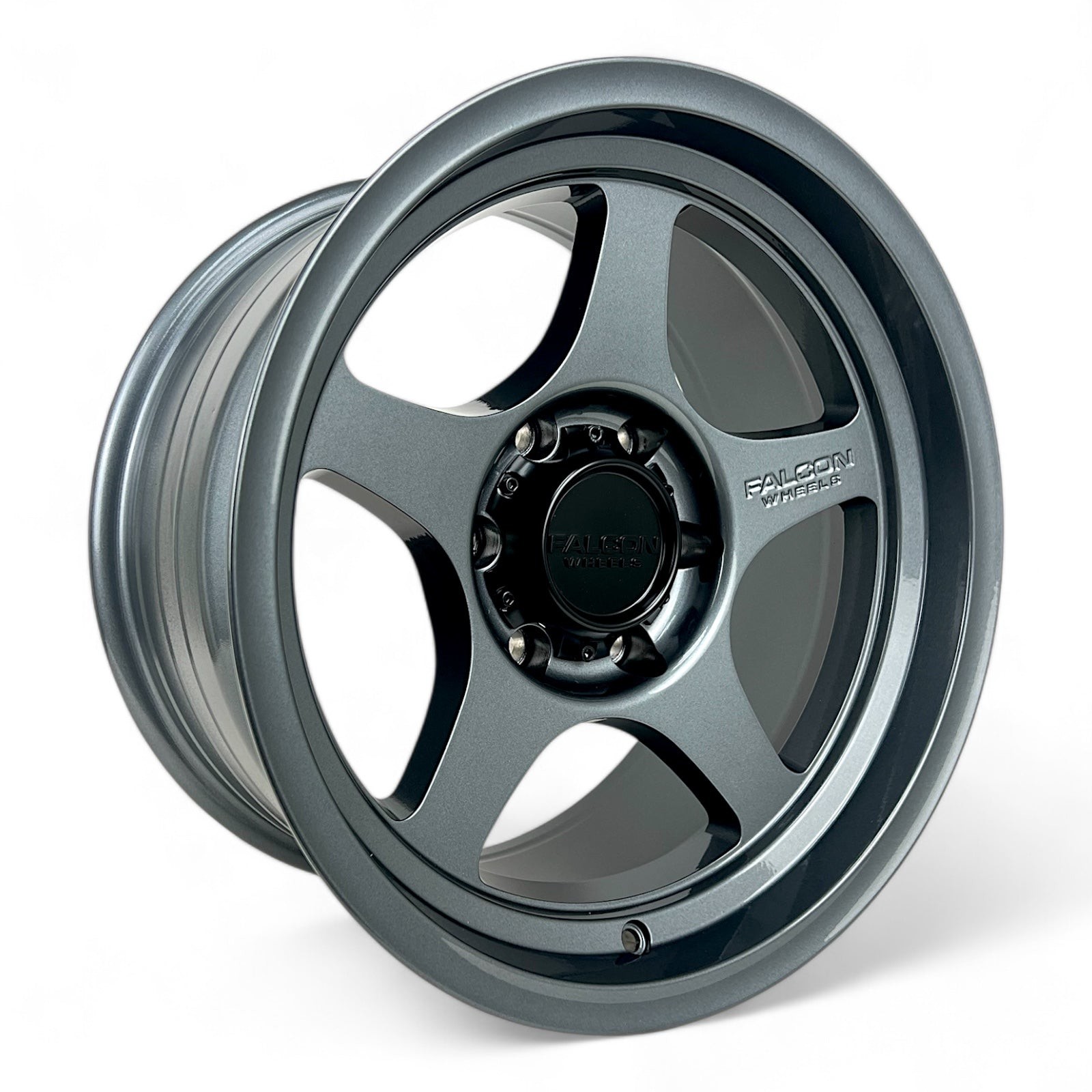 Falcon Offroad Wheels T2 Gloss Gunmetal 17x9 -12mm Offset 6x139.7 (6x5.5)