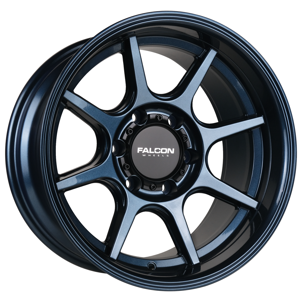 Falcon Offroad Wheels Seeker T8 Battle Blue 17x9 -12mm Offset 6x139.7 (6x5.5)