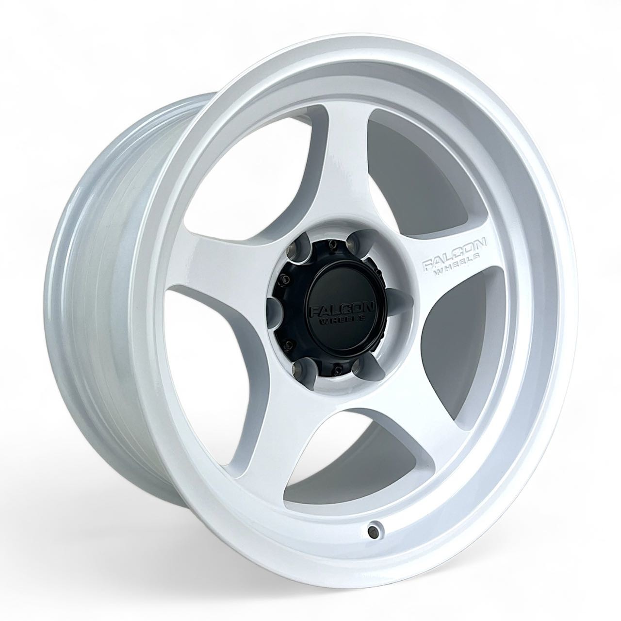 Falcon Offroad Wheels T2 Gloss White 17x9 -12mm Offset 6x139.7 (6x5.5)