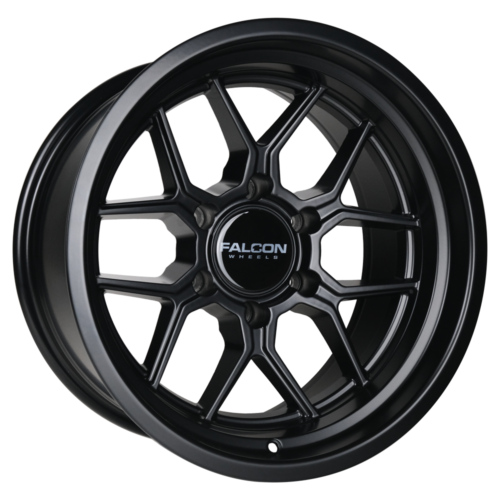 Falcon Offroad Wheels Apollo TX1 Matte Black 17x9 -38mm Offset 6x139.7 (6x5.5)