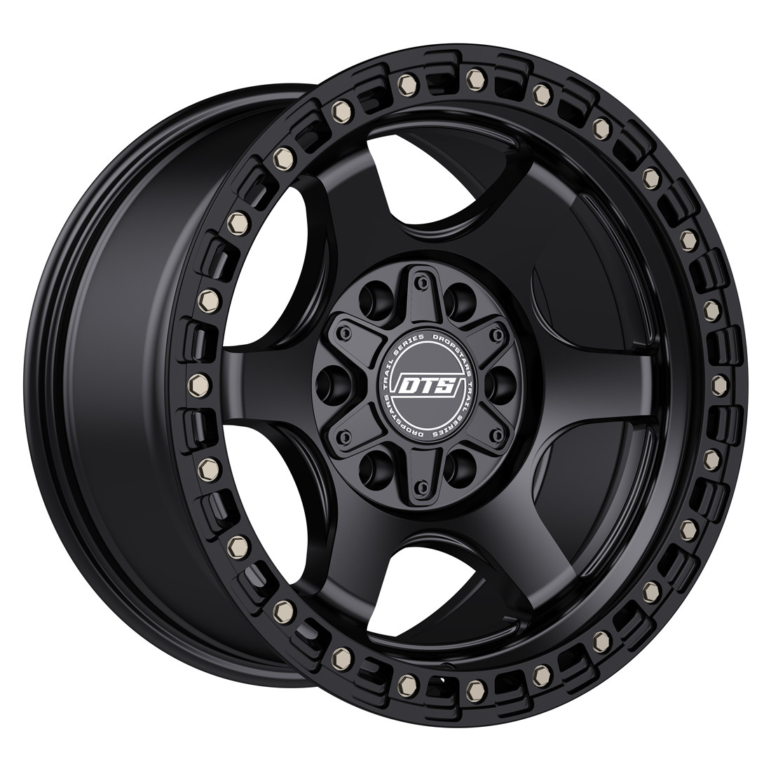 Dropstars Trail Series Wheels 604SB Satin Black 20x10 -19mm Offset 5x127 (5x5),5x139.7 (5x5.5)