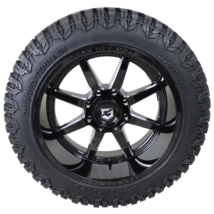 Gear Offroad 762BM Pivot Gloss Black Milled Patriot R/T