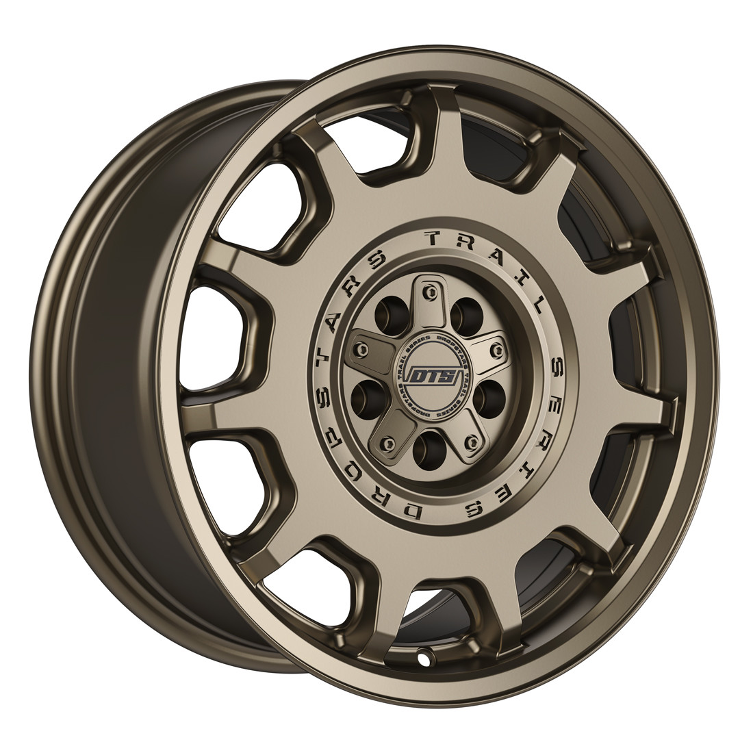 Dropstars Trail Series Wheels 607BZ Satin Bronze 17x8 35mm Offset 5x108,5x114.3 (5x4.5)