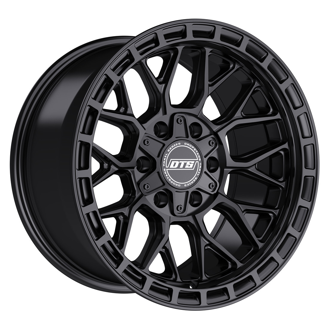 Dropstars Trail Series Wheels 605SB Satin Black 17x9 -12mm Offset 5x127 (5x5),5x139.7 (5x5.5)