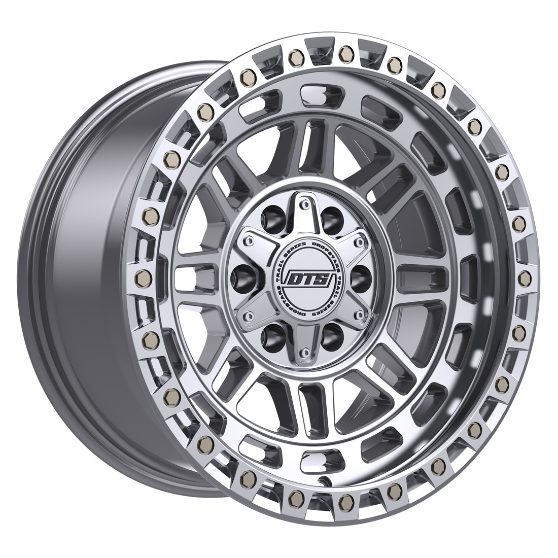 Dropstars Trail Series Wheels 603MS Machined And Silver 17x9 0mm Offset 8x165.1 (8x6.5)