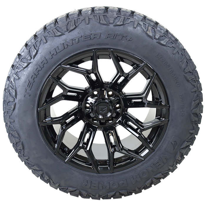 Gear Offroad 776B Flair Gloss Black Venom Power Terra Hunter R/T Plus