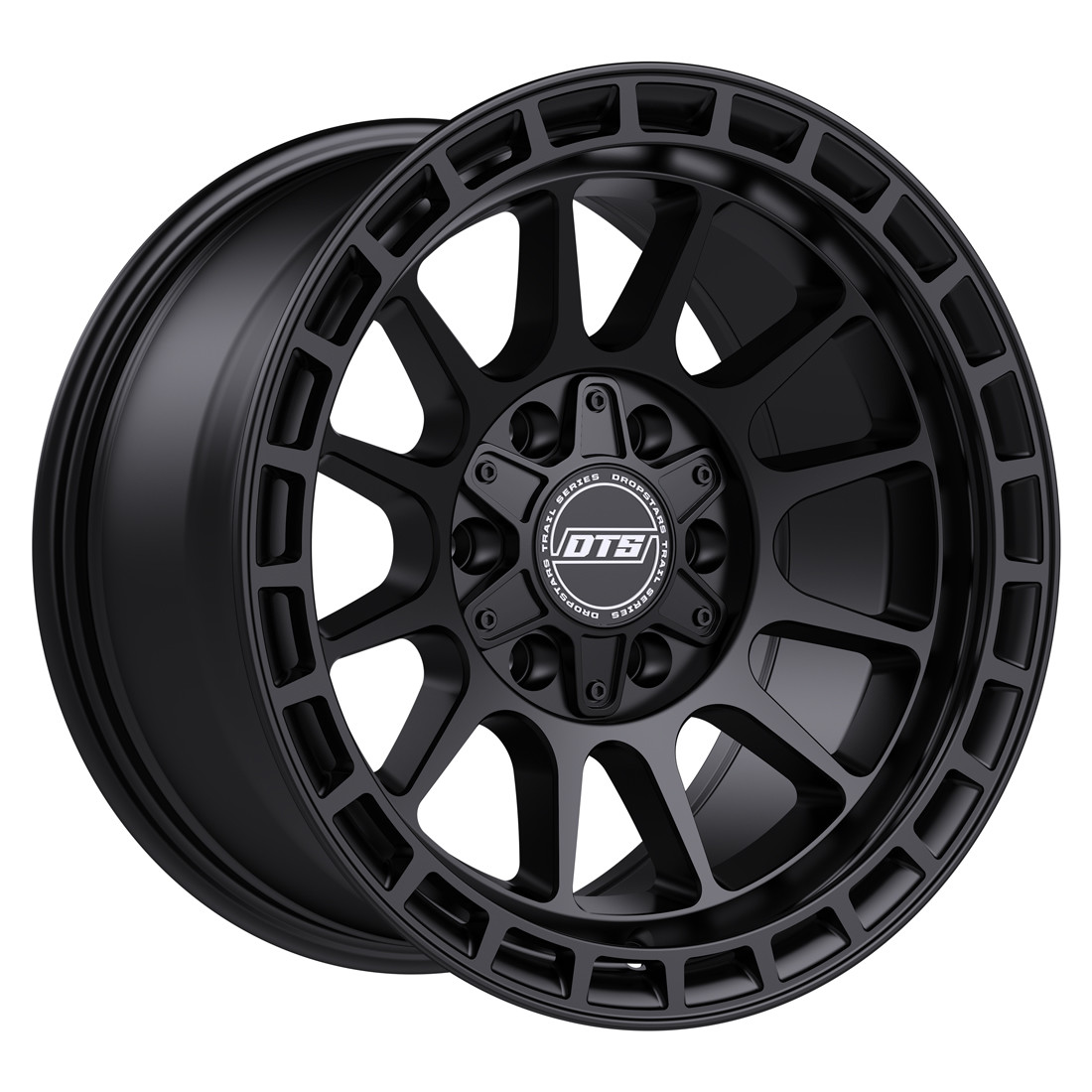 Dropstars Trail Series Wheels 606SB Satin Black 17x8.5 25mm Offset 6x135,6x139.7 (6x5.5)
