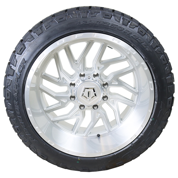 TIS 544BSM Brushed Silver Milled Nitto Ridge Grappler