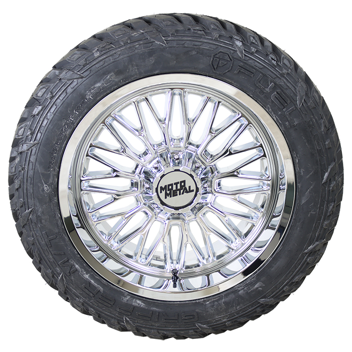 Moto Metal MO809 Stinger Chrome Fuel Gripper M/T