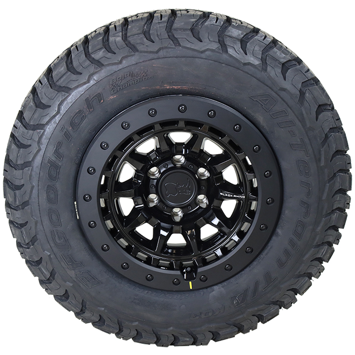 Black Rhino BR016 Tusk Gloss Black BFGoodrich All Terrain T/A KO3