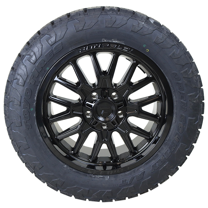 Fittipaldi FA18B Gloss Black Toyo Open Country A/T III
