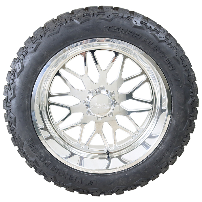 JTX Forged Pronto Polished Venom Power Terra Hunter M/T