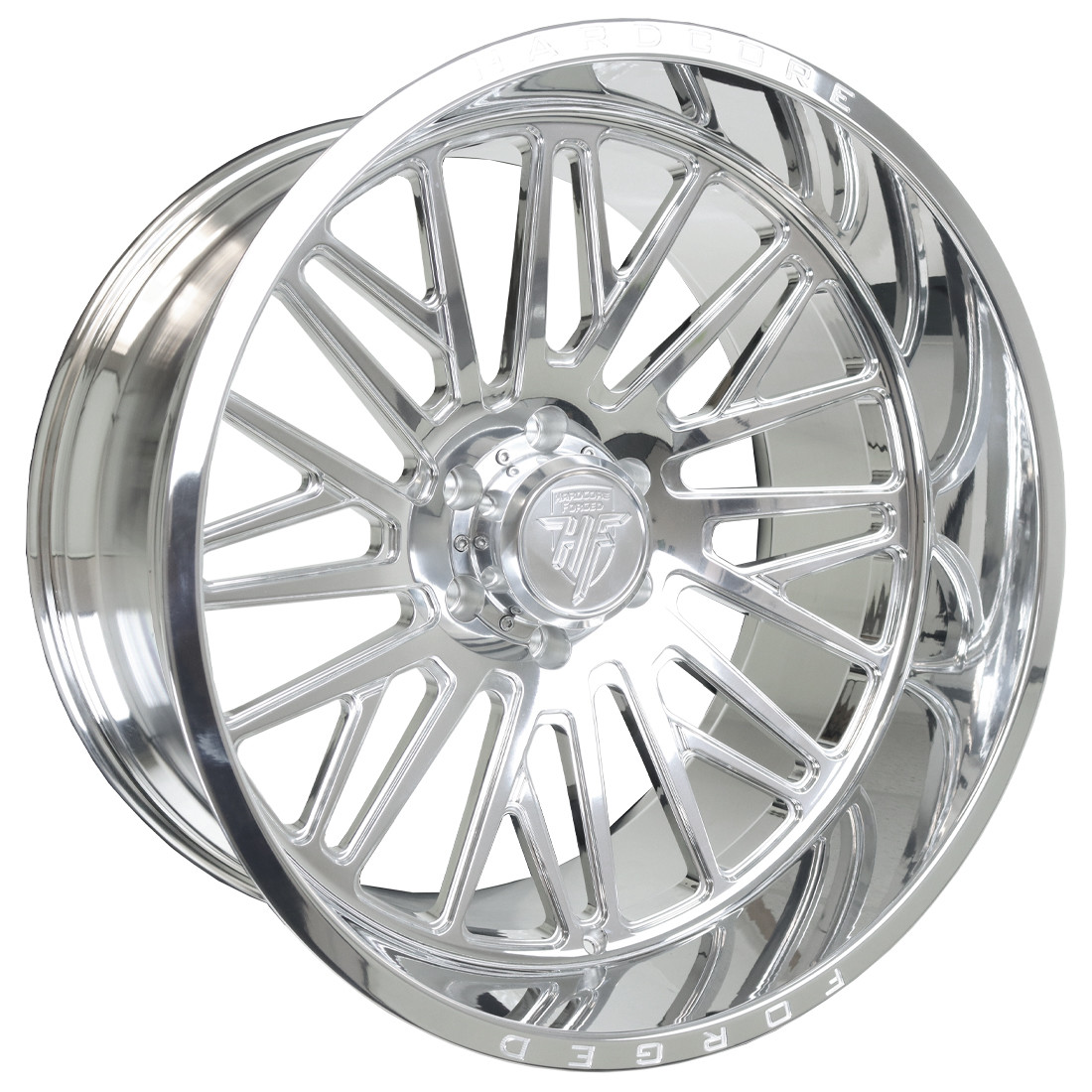 Hardcore Offroad Wheels HF Assasin Forged Polished 24x12 -44mm Offset 8x165.1 (8x6.5)