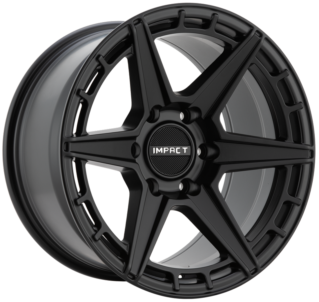 Impact Offroad Wheels 8809 Satin Black 17x9 0mm Offset 6x139.7 (6x5.5)